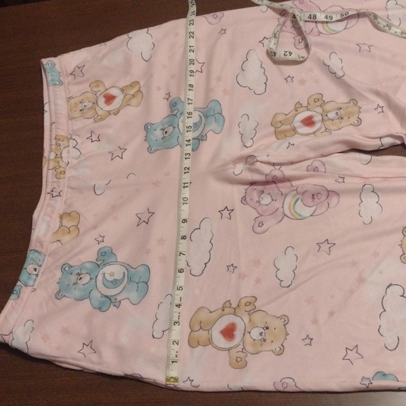 Care Bears soft pink pajama pants with pockets size XL - Picture 5 of 10